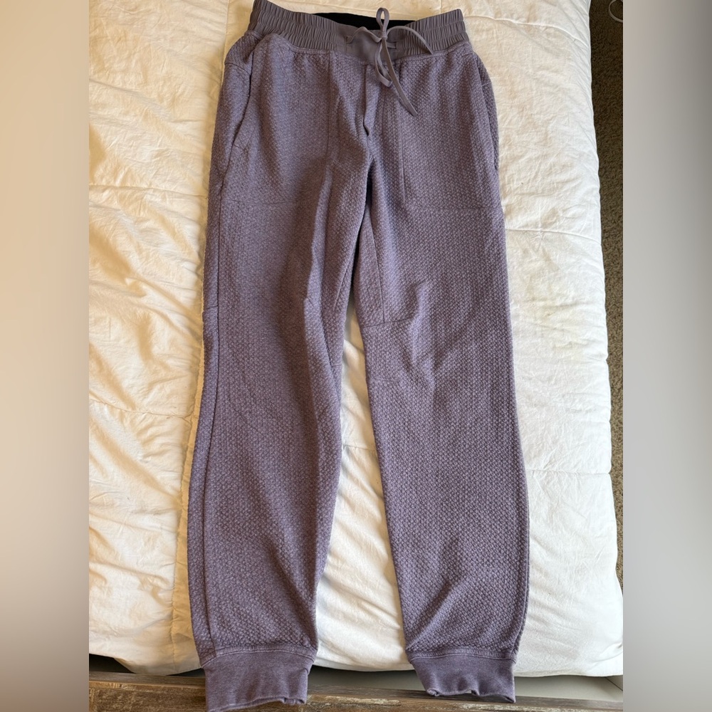 Men's Lululemon Purple Textured Joggers